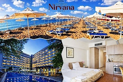 Септемврийска почивка в Гранд хотел Нирвана, Слънчев бряг: All Inclusive премиум, басейн и паркинг