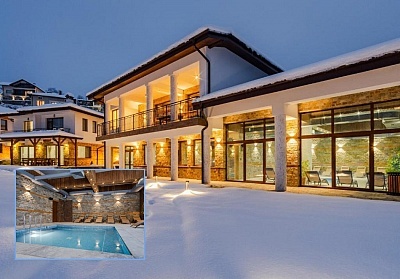 Ски и релакс в Смолян - Наем на вила за 8 човека със закуска и СПА услуги