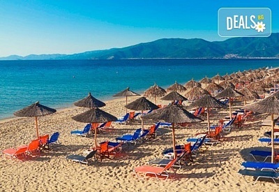 Слънце, плаж и море! Еднодневна екскурзия през юни или юли до Аспровалта, Гърция, с транспорт и екскурзовод от ​Глобул Турс!