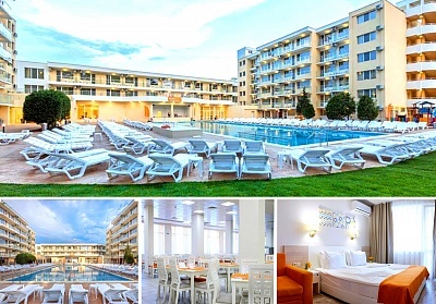 01.05 - 04.06 в Слънчев бряг! Нощувка на човек на база All inclusive + басейн от хотел Гардън Невис