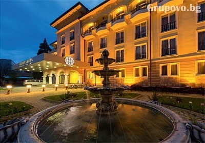 СПА почивка в Кюстендил! 2 или 3 нощувки, закуски и вечери за двама или двама с дете до 14г. + минерален басейн в хотел Стримон Гардън****** 