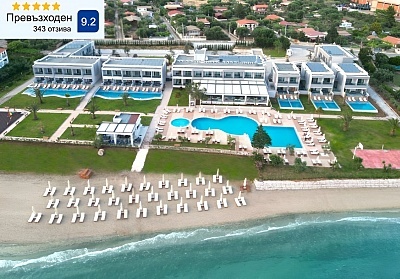 СПА почивка на първа линия в луксозния Sea Coast Resort 5*, Геракини, Халкидики, Гърция