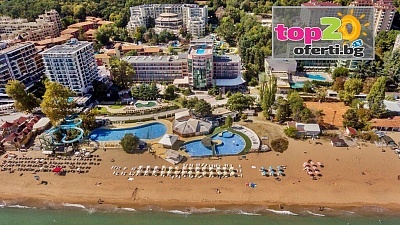 Специална оферта -10% за Лято на 1-ва Линия в Златни пясъци! Нощувка с All inclusive + Открит басейн + Чадър и Шезлонг в хотел Лилия 4*, Златни пясъци, от 73 лв./човек. Безплатно за деца до 12 год.!