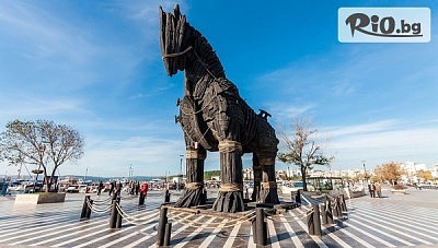 ТОП ОФЕРТА за Нова година в Чанаккале, Турция! 3 нощувки със закуски и вечери, едната Празнична в Hotel Buyuk Truva 4* + автобусен транспорт, от Вени Травел