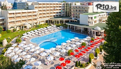 ТОП сезон на метри от плажа в Слънчев бряг! All Inclusive нощувка + басейни, дневна и спортна анимация за деца + Безплатно за дете до 12 г., от ДАС Клуб Хотел 4*