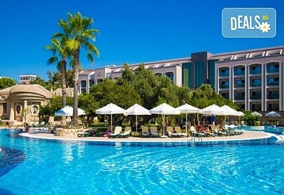Ultra All Inclusive море 2023 в Horus Paradise Luxury Resort 5*, Сиде, Анталия! 10 дни/ 7 нощувки, безплатно за дете до 12.99 г. и транспорт от Belprego Travel