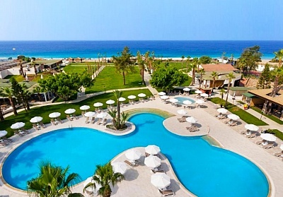 Ultra All Inclusive на първа линия в EUPHORIA BARBAROSS BEACH RESORT 4*, Сиде, Турция. Чартърен полет от София + 7 нощувки на човек