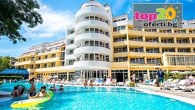 Вълшебно лято в Слънчев бряг! Нощувка с All inclusive + Открит басейн + Детски басейн, Чадър и Шезлонг и Анимация в хотел Сън Палас от 80 лв./човек. Безплатно за дете до 11.99 год.!