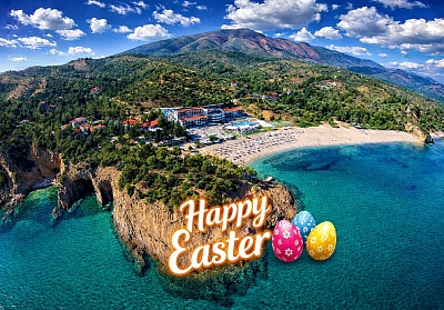 Великден на остров Тасос, 3 нощувки с гръцка програма в Blue Dream Palace 5*