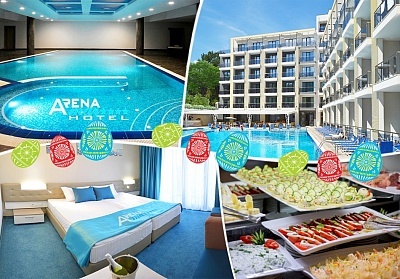  Великден в Златни Пясъци! 3 нощувки на човек на база All inclusive + басейн и релакс зона в Хотел Арена Мар**** 