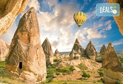 Вижте скалните чудеса и изумителни гледки в Кападокия, Турция! Екскурзия с 4 нощувки, закуски, транспорт, екскурзовод и бонуси!