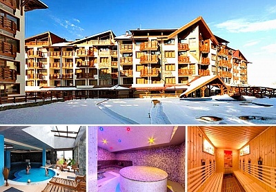 Януари в Банско: Апартамент с изхранване и вътрешен басейн в Белведере Холидей Клуб