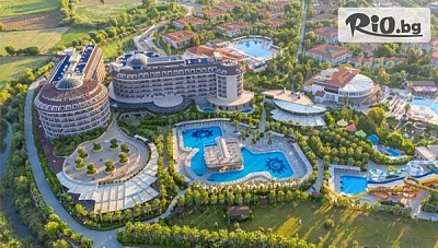 5-звезден лукс в Сиде! 7 All Inclusive нощувки в Sunmelia Beach Resort Hotel and SPA 5* + двупосочен самолетен билет, багаж, трансфери и застраховка, от Онекс Тур