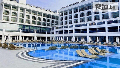 5-звездна Нова година в Сиде! 4 нощувки на база All Inclusive в Sunthalia Hotel andamp;Resorts 5* двупосочен самолетен билет, от Онекс Тур