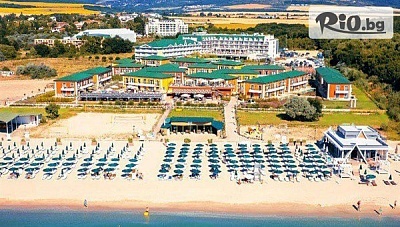 5-звездна почивка в Кранево! All Inclusive нощувка + шезлонг и чадър на плажа и външен басейн с водна пързалка и басейн с минерална вода, от ECO Therma Village 5*