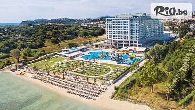 5-звездна почивка в Кушадасъ през Октомври! 5 или 7 Ultra All Inclusive нощувки в Seven Seas Sealight Elite 5* + басейни и СПА + дете до 12.99 г. Безплатно, от Глобус Холидейс